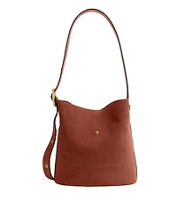 Coach Bleecker Medium Suede Bucket Bag