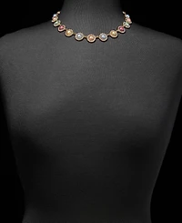 Charter Club Pave & Imitation Pearl All-Around Collar Necklace, 16" + 2" extender, Macy's Exclusive