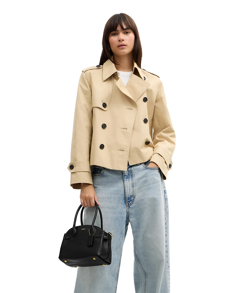 Coach Empire Small Leather Satchel Bag 21