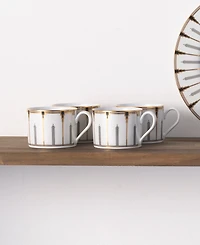 Noritake Empire Gold-Tone Cups, Set of 4