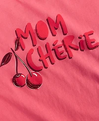 On 34th Women's Cotton Mom Cherie Graphic Tee, Macy's Exclusive