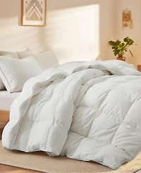 Unikome Medium Weight Extra Soft Goose Feather Fiber Comforter