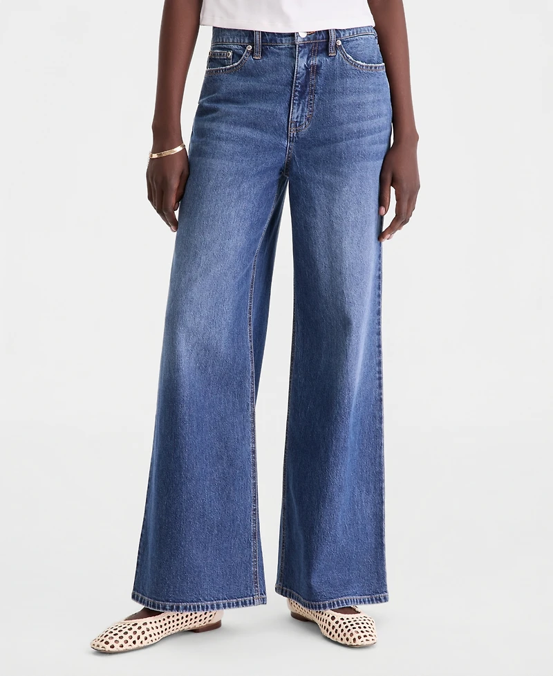 On 34th Women's Berkeley High-Rise Wide-Leg Jeans, Macy's Exclusive