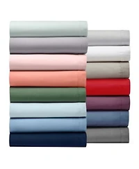 Lacoste Home Solid Cotton Percale 4 Pc. Sheet Sets