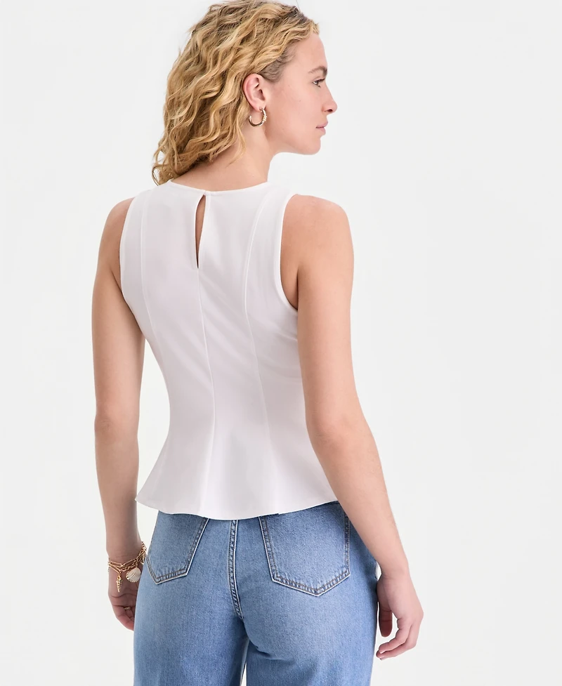 On 34th Women's Sleeveless Princess Seam Ponte Top, Macy's Exclusive