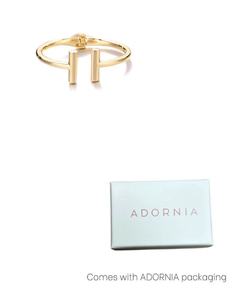 Adornia Gold Bar Cuff Bracelet