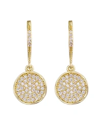 Adornia Gold Cz Wavy Pebble Earrings