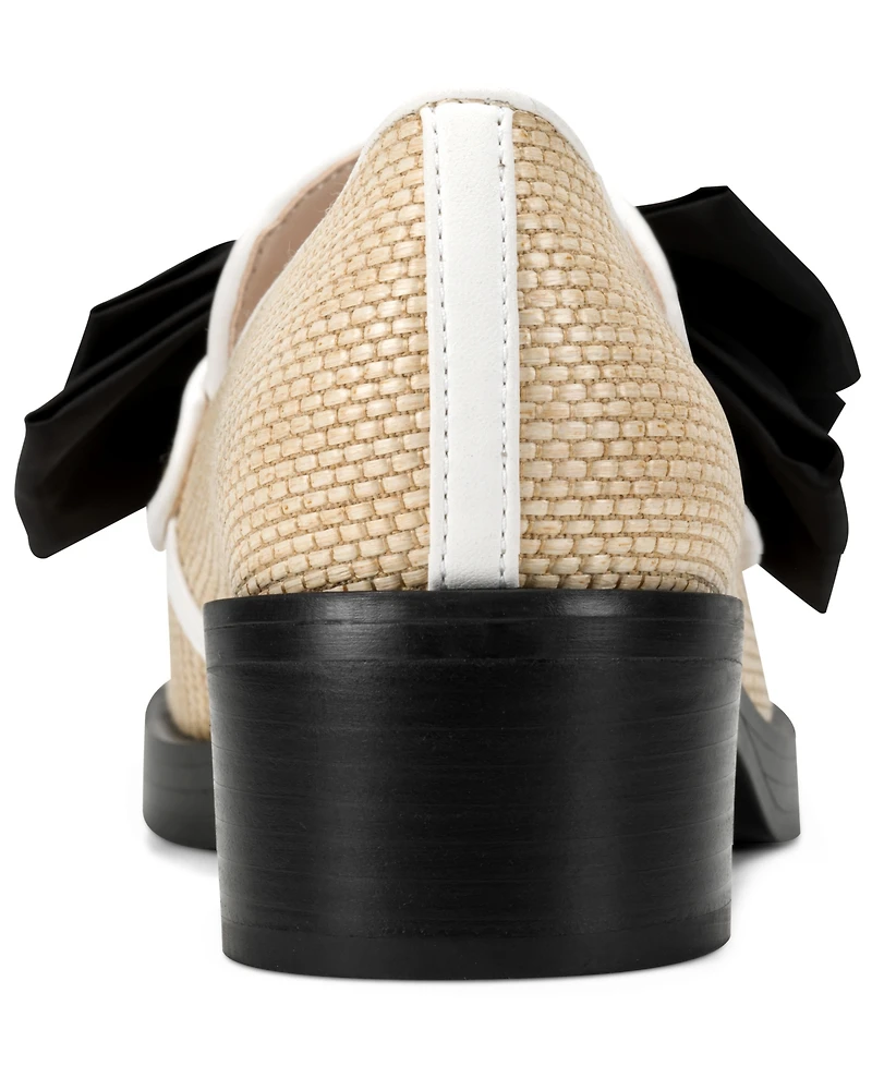 Karl Lagerfeld Paris Women's Camilia Bow Slip-On Loafers