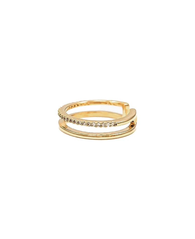 Grace Double Band Adjustable Ring