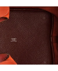 Pre-Owned HERMES Mm Picotin Lock Bag Bicolor Clemence