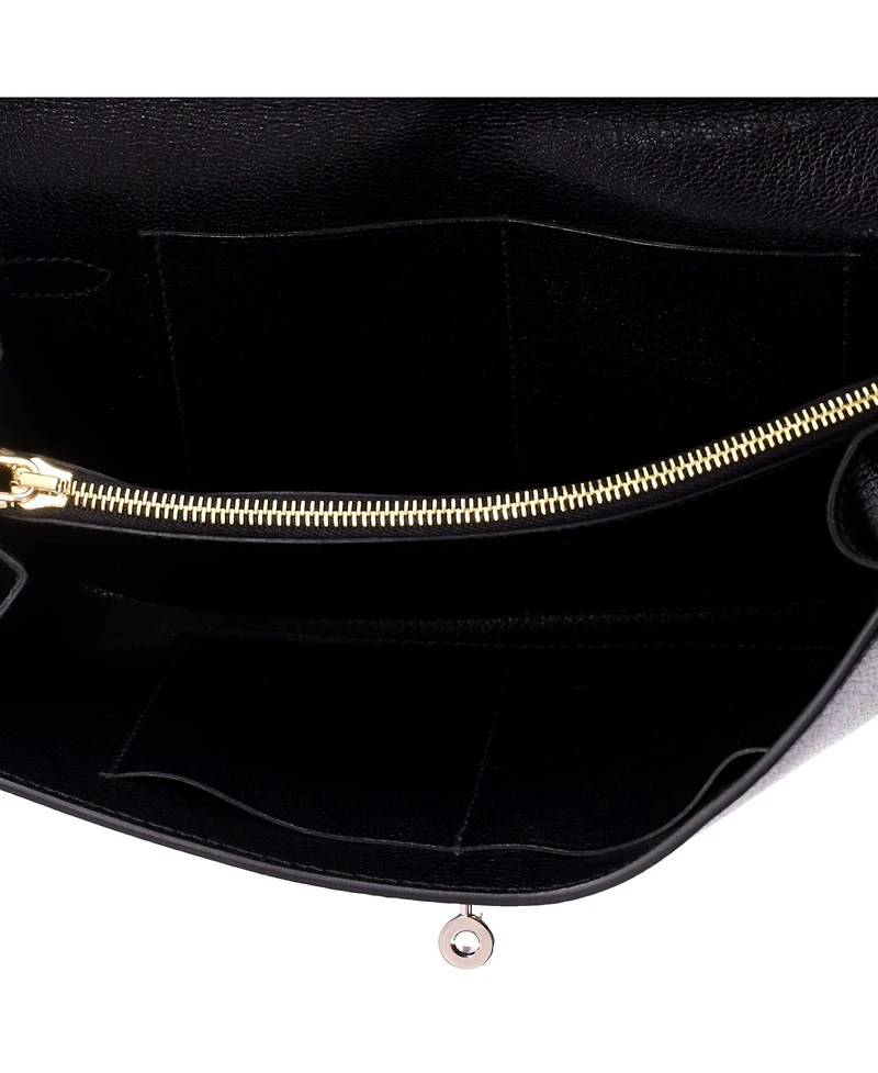 Pre-Owned HERMES Kelly To Go Wallet Chevre Chamkila