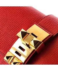 Pre-Owned HERMES 23 Medor Clutch Chevre Mysore