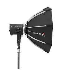 Aputure Quick Dome 40 40cm Circular Mini ProLock Bowens Mount Softbox for Storm 80c Led Light