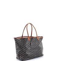 Pre-Owned Goyard Pm Saint Louis Tote Coated Canvas