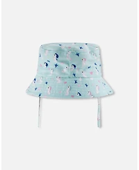 Deux par Toddler Beach Hat Seahorse Print