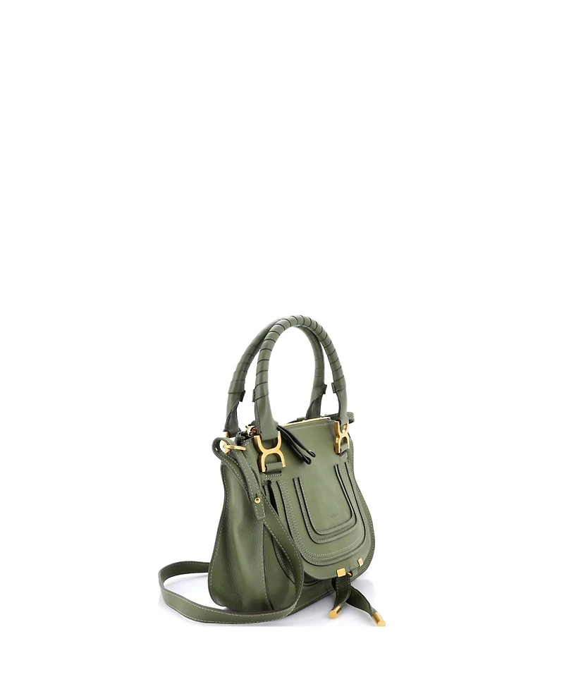 Pre-Owned Chloe Small Marcie Satchel Leather
