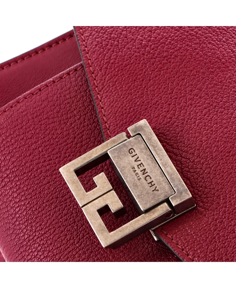 Pre-Owned Givenchy Small GV3 Flap Bag Leather