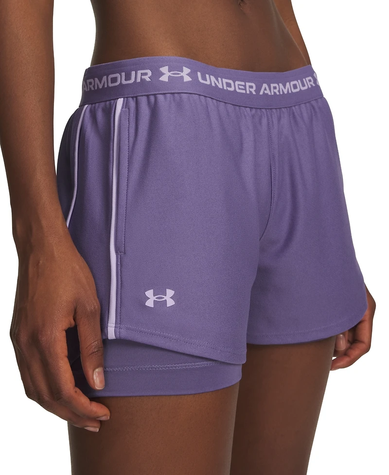 Under Armour Women's Fitted Tech Play Shorts