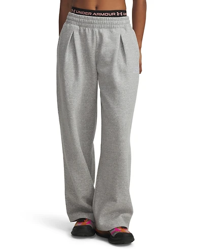 Under Armour Women's Rival Fleece Script Pants