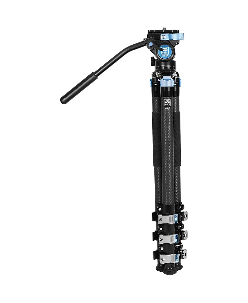 Sirui L-324F Landscape 4-Section Carbon Fiber Tripod with Va-5X Video Head