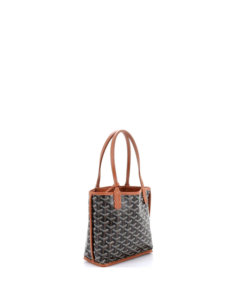 Pre-Owned Goyard Mini Anjou Reversible Tote Coated Canvas