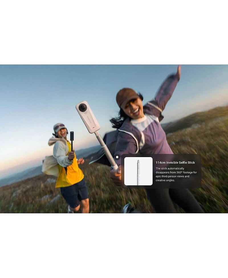 Insta360 X4 Air 8K 360 Action Camera Starter Bundle, Arctic