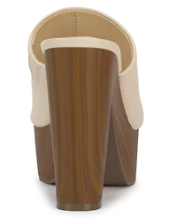 Jessica Simpson Women's Shelbie Block Heel Platform Mules