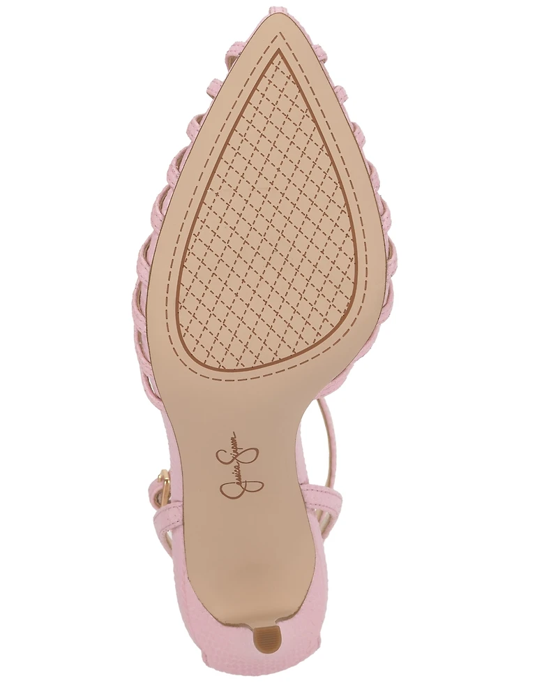Jessica Simpson Women's Paveri Huarache Strappy Stiletto Pumps