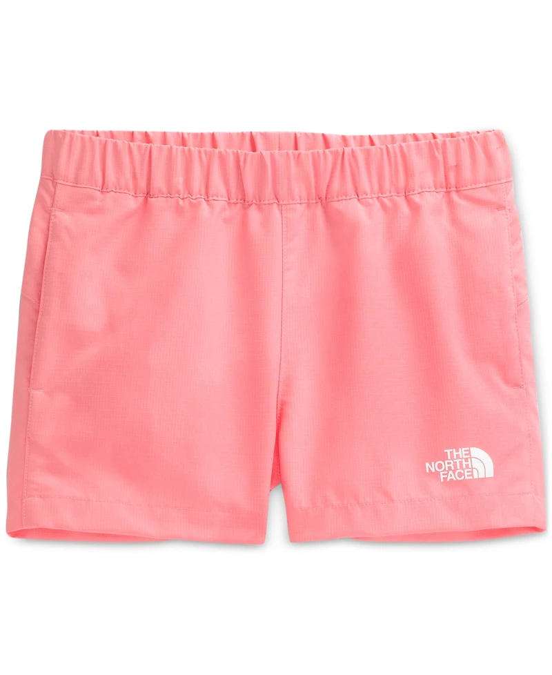 The North Face Toddler Girls' 2T-7 Coral Crush Logo Weather Phantom Print Class V Shorts