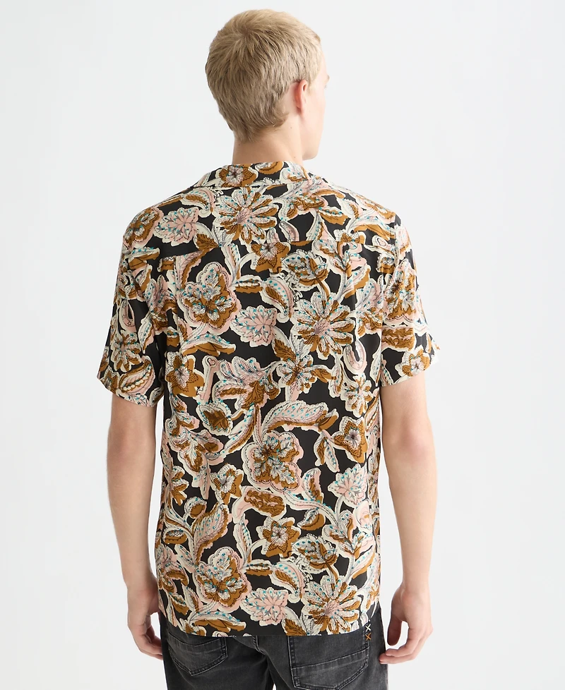 Scotch & Soda Men's Printed Short-Sleeve Shirt