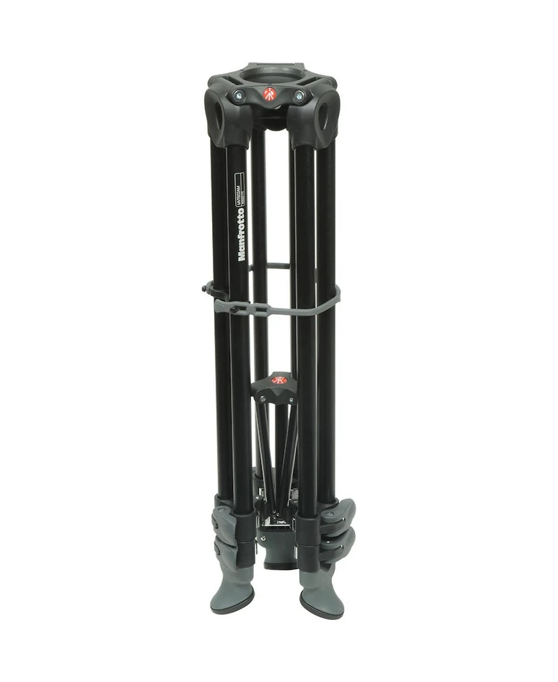 Manfrotto 3-Section Aluminum Telescopic Twin Leg Video Tripod with Mid-Level Spreader