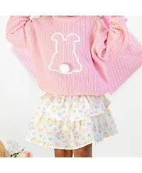 Sweet Wink Big Girls Easter Bunny Knit Sweater
