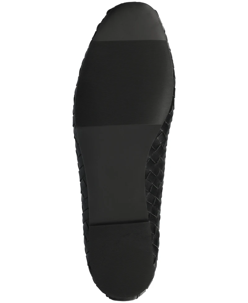 Journee Collection Women's Savannah Woven Ballet Flats