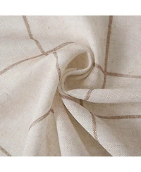 Elrene Home Fashions Brighton Windowpane Plaid Blackout Window Curtain Panel