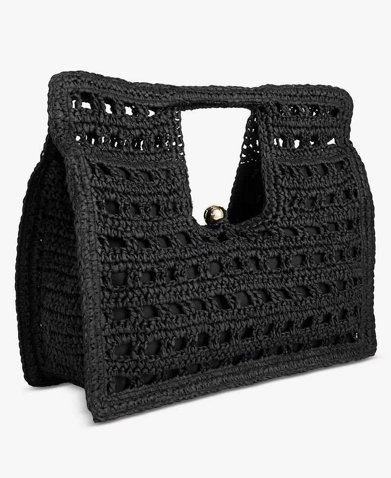 I.n.c. International Concepts Square Straw Tote Bag, Macy's Exclusive