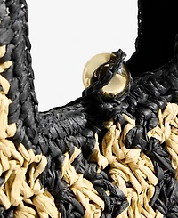 I.n.c. International Concepts Square Straw Tote Bag, Macy's Exclusive