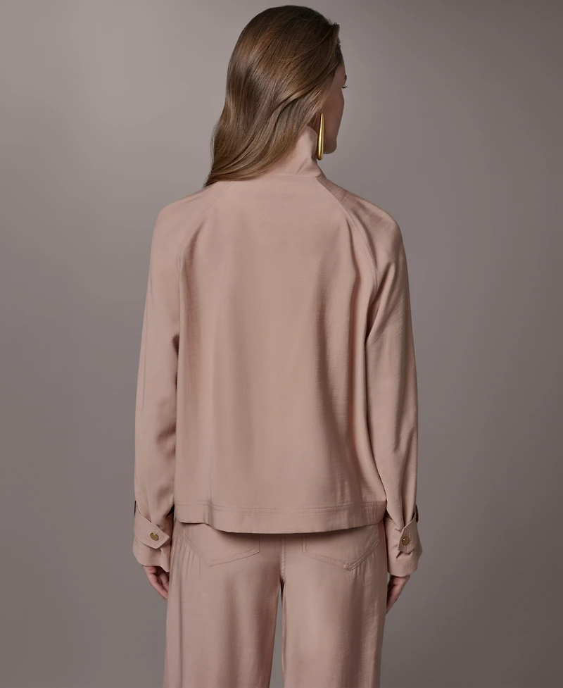 Donna Karan New York Women's Collared Neck Jacket