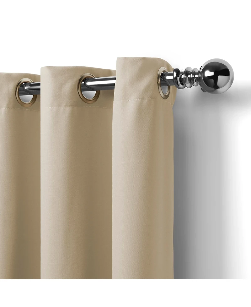 Elrene Home Fashions Connor Solid Indoor Outdoor Window Curtain