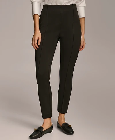 Donna Karan New York Petite Mid-Rise Ankle-Length Pants