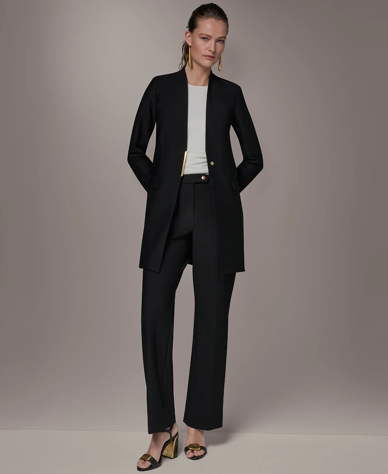 Donna Karan New York Petite Collarless Jacket