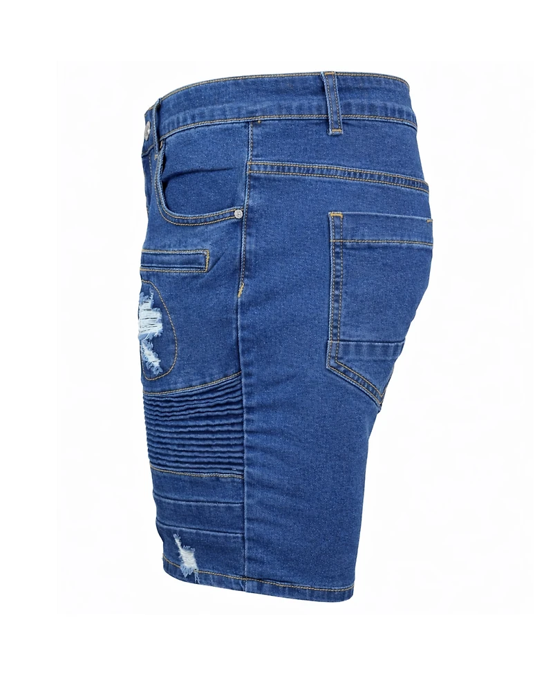 Blu Rock Men's Slim-Fit Jean Shorts, 3-Pack