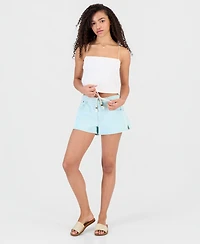 Celebrity Pink Juniors' Elastic-Back A-Line Shorts