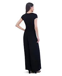 Vince Camuto Women's Plunge V-Neck Jumpsuit