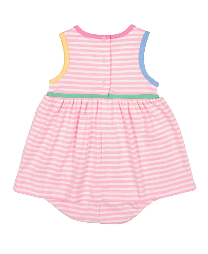 Florence Eiseman Baby Girl Stripe Knit Romper With Flowers