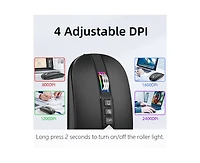 Risokeys Dual-Mode Wireless Silent Mouse