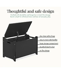 Evolur Wooden Toy Chest Organizer