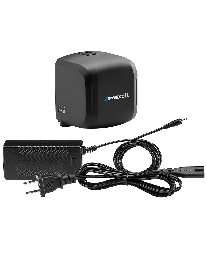 Westcott Fj800 800W Bi-Color Strobe, Bundle with FJ ProMax Extra Battery and 9.5' Light Stand