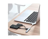 Risokeys Usb Extender 4-Port Small Usb Hub for Pc Laptop 5Gbps Data Transfer for Desktop, Usb Flash Drives, Mobile Hdd