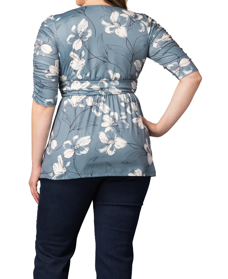 Kiyonna Plus Solstice Squared Neck Top
