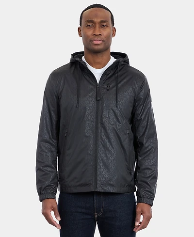 Michael Kors Men's Hooded Windbreaker Jacket